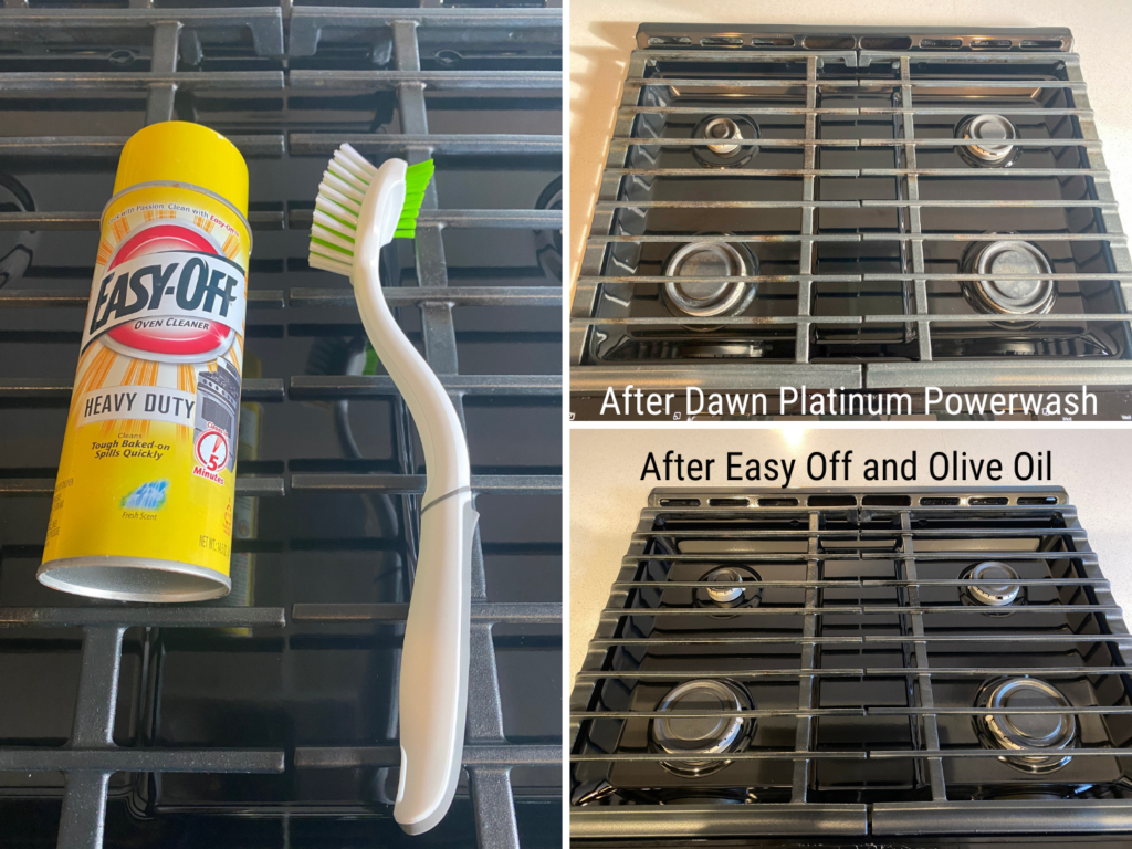 How To Clean A Gas Stove Top And Cast Iron Grates - Life in Apt B